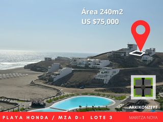 Foto 4 de LOTE DE PLAYA 240M2  PLAYA LA HONDA (NEGOCIABLE)