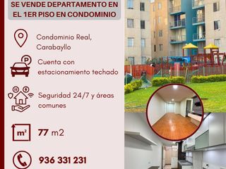 Foto 1 de SE VENDE HERMOSO DEPARTAMENTO EN EL CONDOMINIO REAL CARABAYLLO