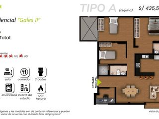Foto 3 de Venta Departamento en San Juan de Miraflores ZONA B, 3 Dormitorios, Estudio y Cochera en CONSTRUCCION. Entrega 2025.