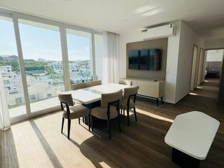 Foto 4 de Venta de departamento amoblado de 3 habitaciones en urbanización Porto Manta.