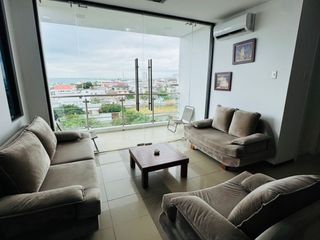 Foto 7 de Venta de departamento de 2 habitaciones amoblado frente a Playa El Murciélago en Manta.