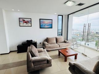 Foto 8 de Venta de departamento de 2 habitaciones amoblado frente a Playa El Murciélago en Manta.
