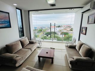 Foto 10 de Venta de departamento de 2 habitaciones amoblado frente a Playa El Murciélago en Manta.