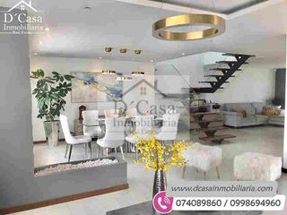 Foto 18 de Casa de Venta de lujo – Challuabamba, 3 dormitorios, 3 garajes, área verde, en urbanización privada.
