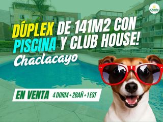 Foto 1 de Amplio dúplex de 141m2 en Condominio Los Prados – Chaclacayo