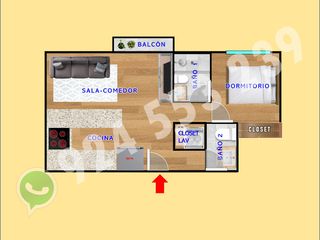 Foto 12 de ALQUILO DPTO AMOBLADO 01 DORM | 01 BAÑO | NO COCHERA - CERCA A PARQUE LINSIDRO