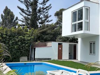 Foto 11 de OPORTUNIDAD DE ALQUILAR HERMOSA CASA MODERNA EN PACHACAMAC CON PISCINA AMOBLADO