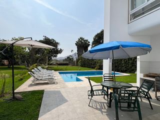 Foto 12 de OPORTUNIDAD DE ALQUILAR HERMOSA CASA MODERNA EN PACHACAMAC CON PISCINA AMOBLADO