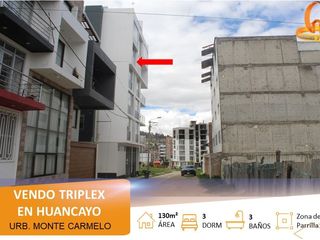 Foto 1 de VENDO TRIPLEX EN URB. MONTECARMELO - HUANCAYO