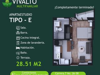 Foto 4 de Proyecto de apartaestudios y apartamentos en venta, Tunja.