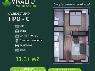 Foto 2 de Proyecto de apartaestudios y apartamentos en venta, Tunja.