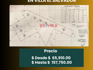 Foto 6 de VENTA DE LOTES DE TERRENO/VILLA EL SALVADOR/ $ 960,776