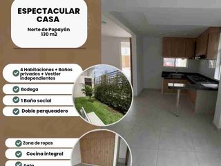 Foto 1 de Hermosa casa esquinera en campo bello Popayán