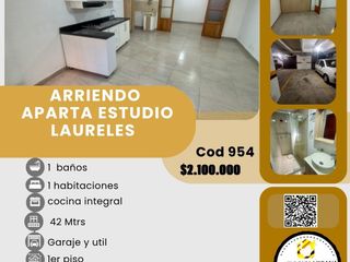 Foto 1 de Arriendo Aparta estudio en Laureles cerca del Exito