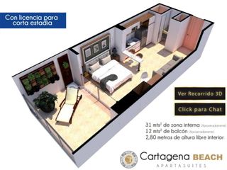 Foto 14 de VENTA APARTAMENTO TURISTICO EN CRESPO CARTAGENA