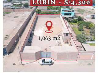 Foto 1 de Alquiler de terreno de 1,063 m2 en Lurín ideal Almacén y Depósito