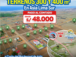 Foto 2 de VENDO TERRENO PARA CASA DE CAMPO 400 M² - ASIA - CAÑETE - LIMA