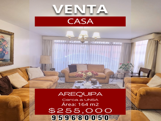 Foto 1 de VENTA CASA CERCA UNSA - AREQUIPA