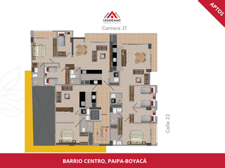Foto 4 de ✨ PROYECTO DE APARTAMENTOS EDIFICIO MIRALUZ BARRIO CENTRO PAIPA-BOYACÁ✨