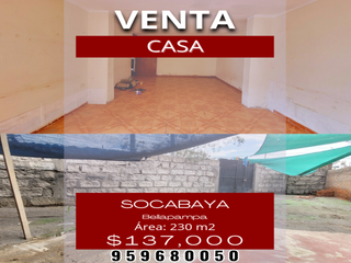 Foto 1 de VENTA CASA EN BELLAPAMPA - SOCABAYA