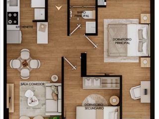 Departamento en Venta en La Calera de la Merced - Vista 2