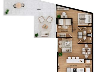 Departamento en Venta en La Calera de la Merced - Vista 5