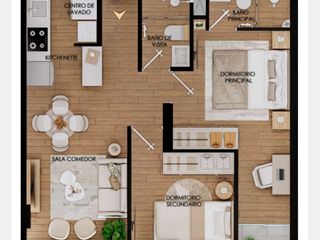 Departamento en Venta en La Calera de la Merced - Vista 6
