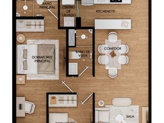 Departamento en Venta en La Calera de la Merced - Altro