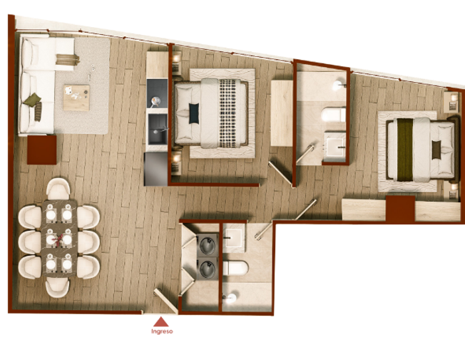 Apartamento en venta en Huaynacapac – další