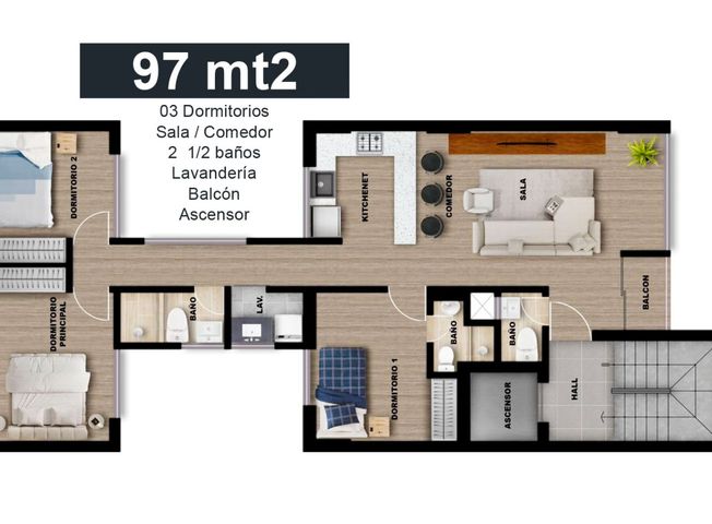 Departamento en Venta en San Juan de Miraflores - Widok 4
