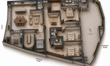 Departamento en Venta en Cerro Colorado - Widok 3