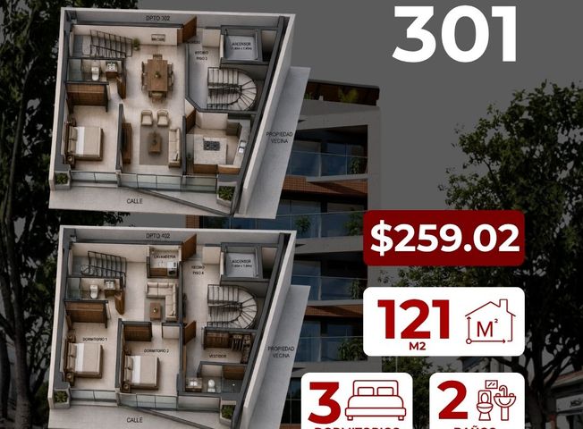 Departamento en Venta en Cerro Colorado - Widok 6