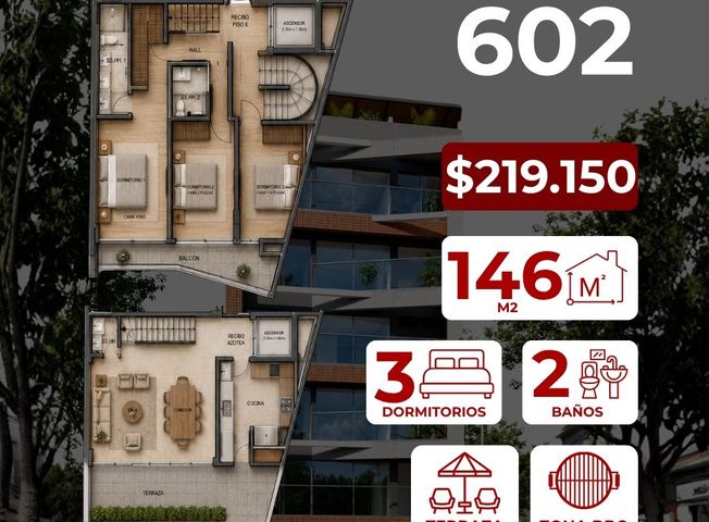Departamento en Venta en Cerro Colorado - Więcej