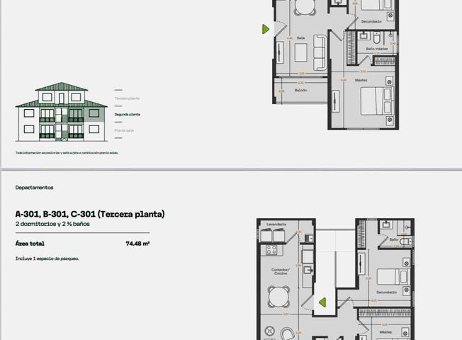 Apartamento en venta en Ceibos - Więcej