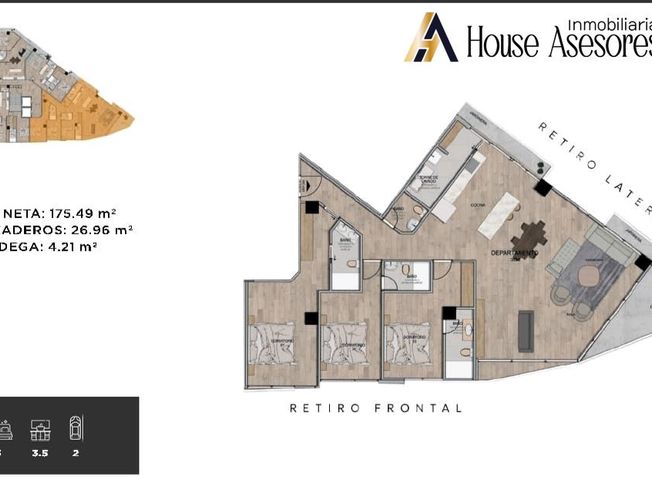 Apartamento en venta en El Batán - Ansicht 5