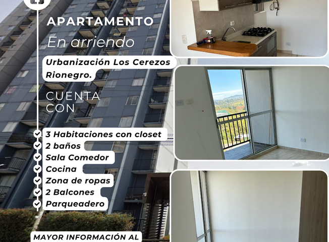 Apartment for rent in Rionegro