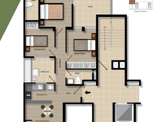 Foto 17 de VENTA ULTIMO  DPTO 89.70 M2 URB LOS SAUCES  -  SURQUILLO
