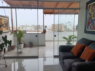 Foto 10 de URB. CIPRECES ALQUILO BONITO DPTO. MODERNO 125M2 5TO. PISO S/2,500 MENSUAL (2+1)  VISTA CALLE, CON ASENSOR.