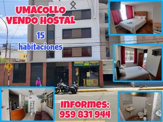 VENDO HOTEL EN UMACOLLO EN AV PRINCIPAL