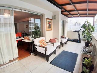 Exclusivo departamento dúplex en Calle Libertadores San Isidro, piso 6 y 7 con terraza, céntrica zona para caminar