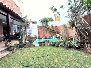 Casa de 3 Plantas en Alquiler Frente a Parque en Miraflores 4 Dormitorios $2,400 A.T. 300