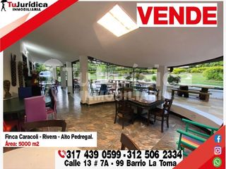 SE VENDE ESPECTACULAR CASA CAMPESTRE - RIVERA (HUILA  COL)