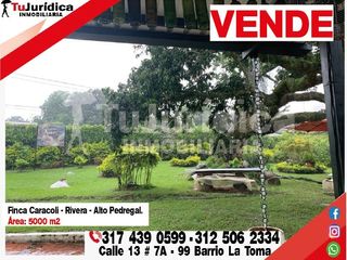 SE VENDE ESPECTACULAR CASA CAMPESTRE - RIVERA (HUILA  COL)