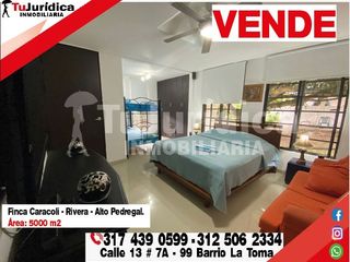 SE VENDE ESPECTACULAR CASA CAMPESTRE - RIVERA (HUILA  COL)