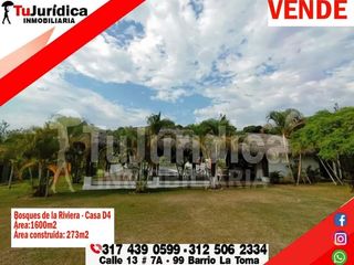 SE VENDE ESPECTACULAR CASA CAMPESTRE RIVERA (HUILA-COL)