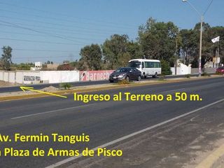 VENDO TERRRENO DE 6.25 HA CON HABILITAVION URBANA - SAN ANDRES. PISCO-ICA PERU