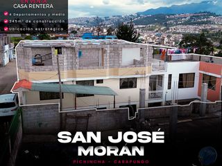 CASA RENTERA EN VENTA SAN JOSÉ DE MORÁN