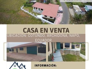 Foto 1 de Terreno con casa de venta en Contundo, Napo, Ecuador