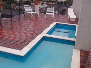 Foto 4 de Alquiler temporario de departamento en Carlos Paz con patio, piscina y cochera