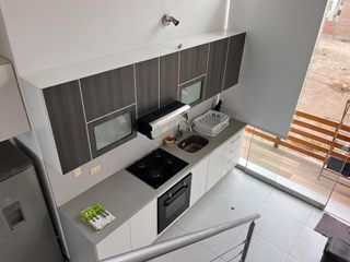 LINDO DEPARTAMENTO COMPLETAMENTE AMOBLADO EN MEJIA, EN VENTA